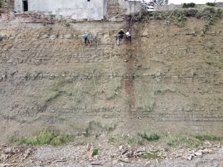 Sanacija klifa pod župniščem I Risanamento della scogliera sotto la parrocchia (3)